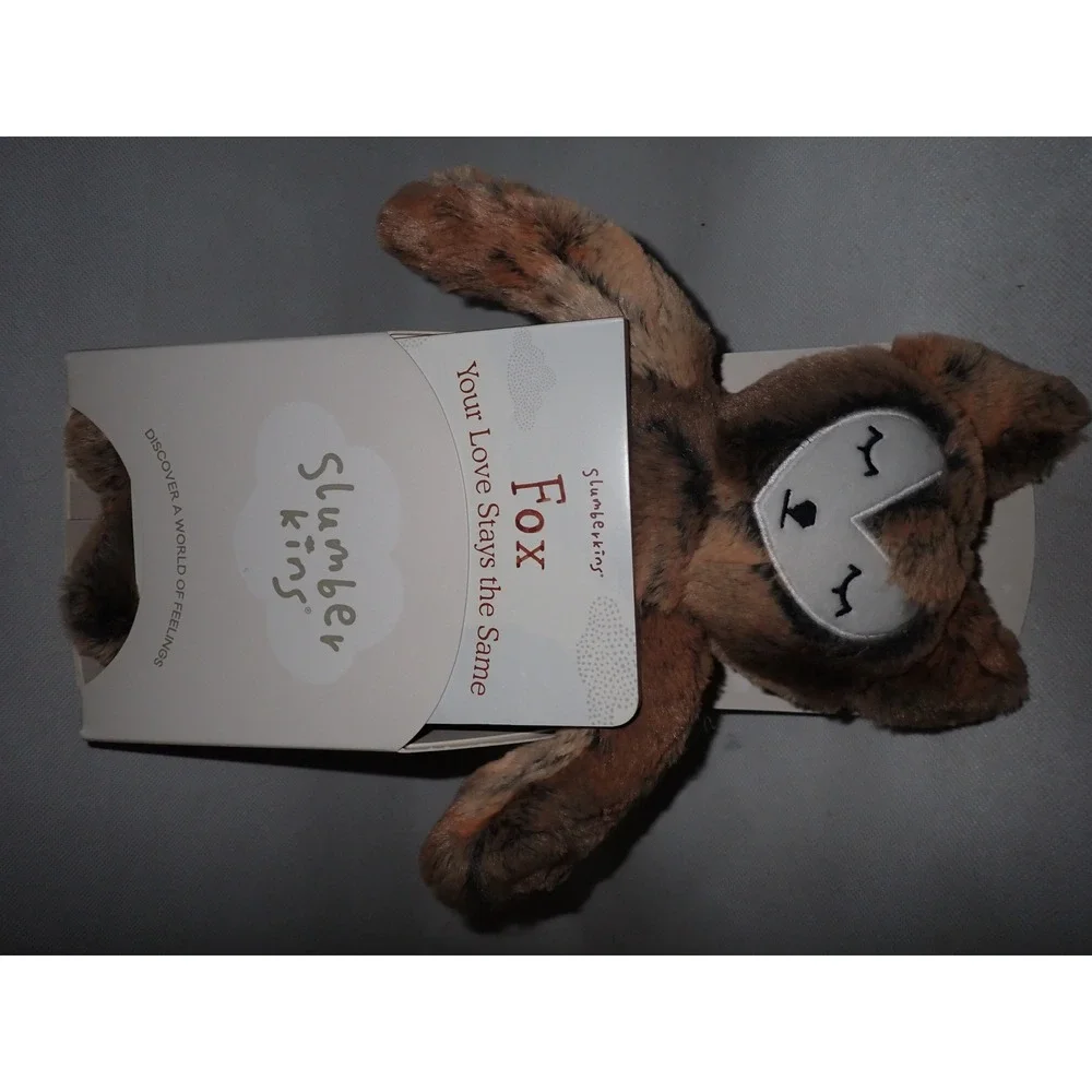 Slumberkins Woodland Fox Kin Plush Stuffed Animal Book Set Family Change 14
